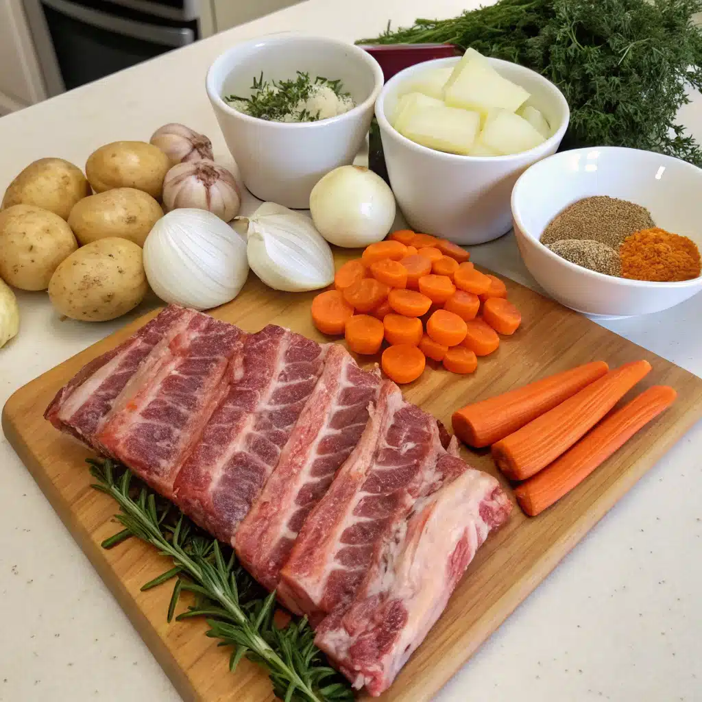 oven baked ribs ingredients
