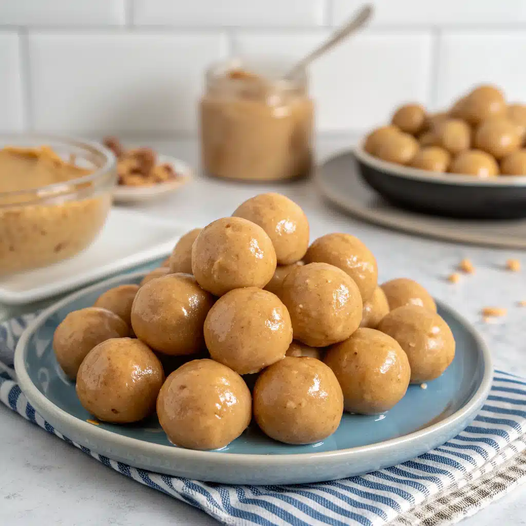Peanut butter balls recipe serving