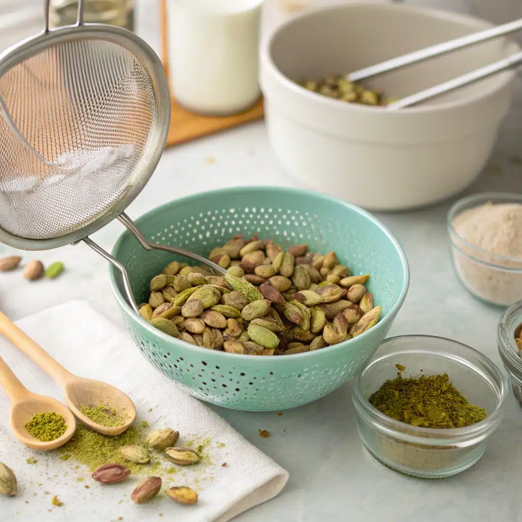 pistachio cake recipe First Step
