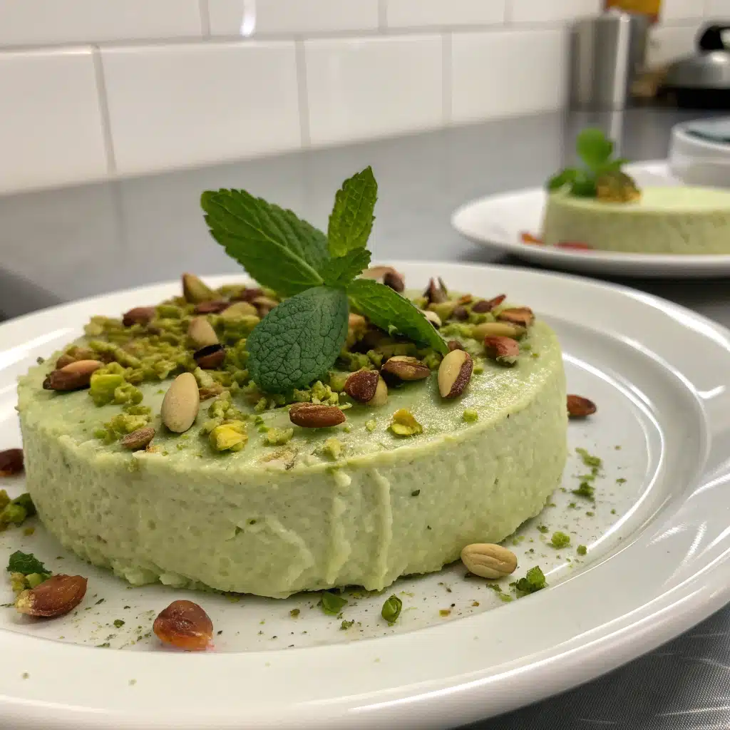 Pistachio cream recipe Serving