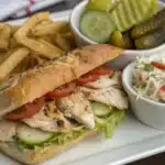 shredded chicken sandwich featured image