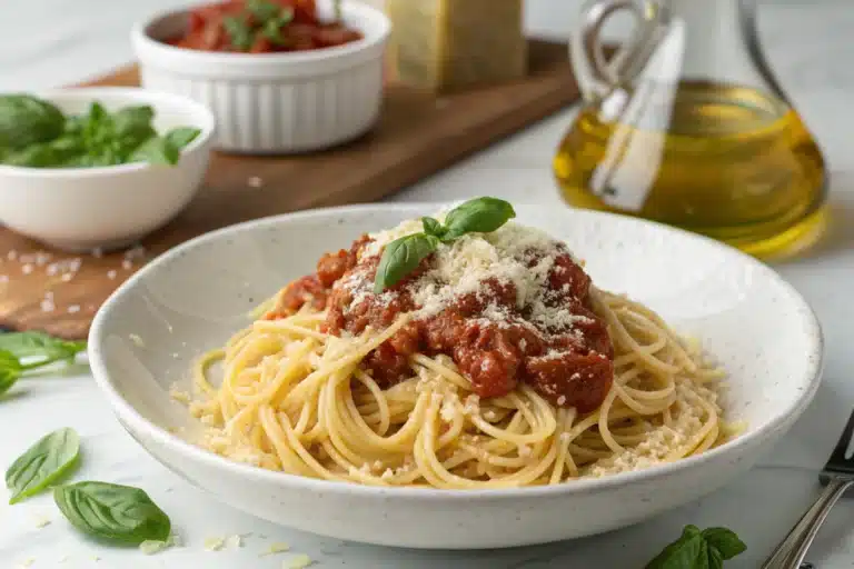 spaghetti recipe featured image