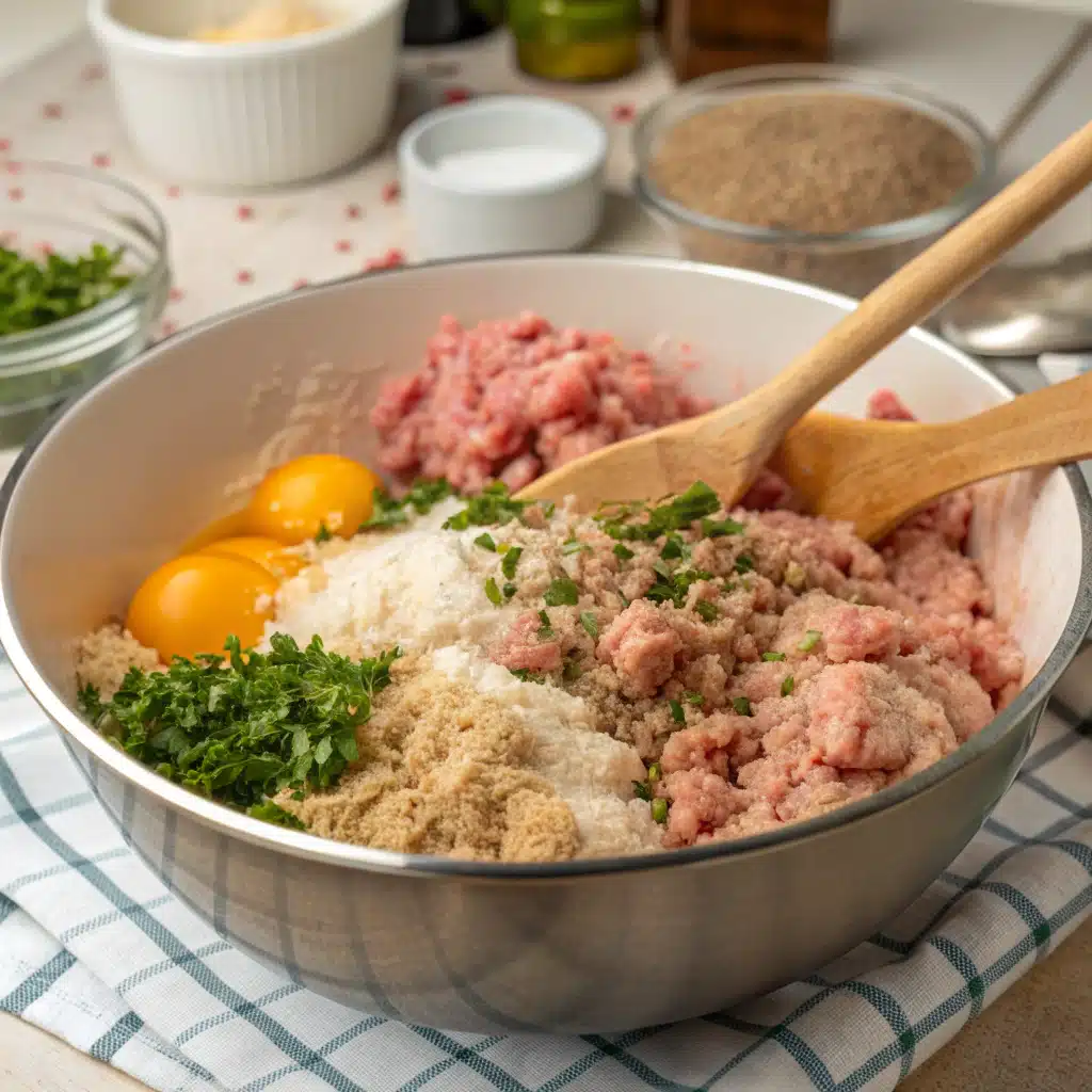 Turkey meatloaf recipe First Step