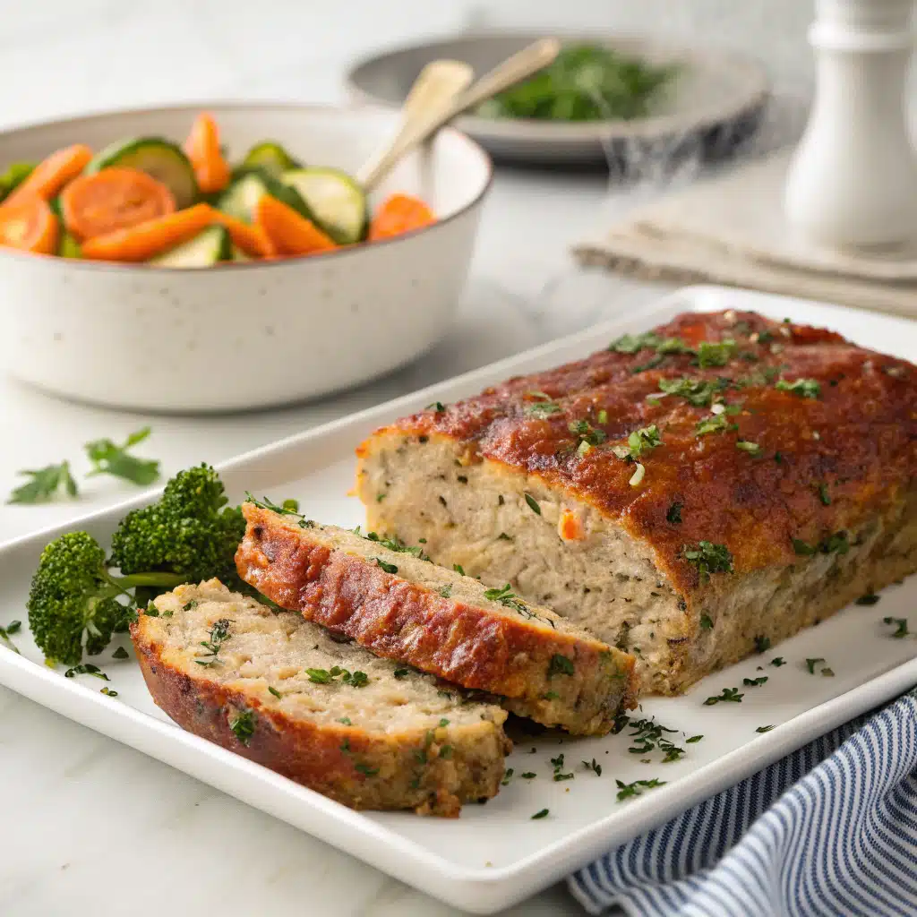 Turkey meatloaf recipe Serving