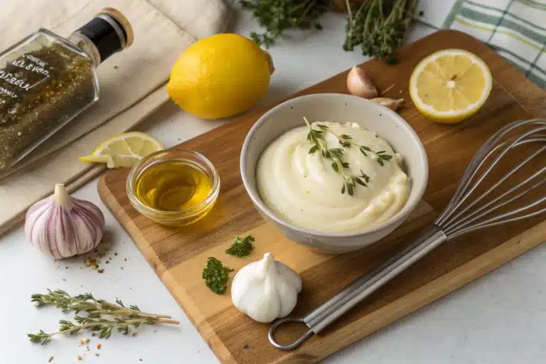 vegan mayo recipe featured image