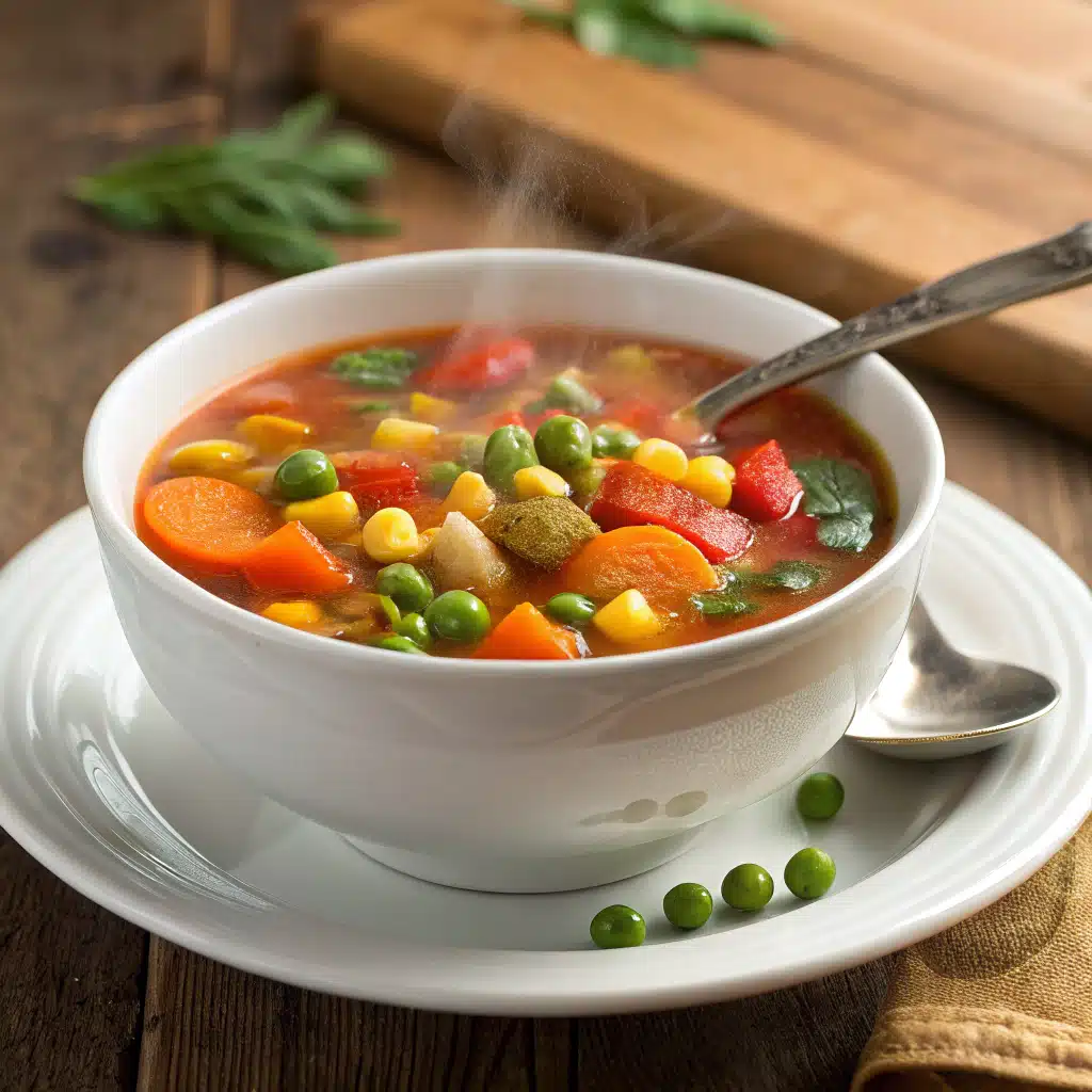 vegetable soup recipe Serving
