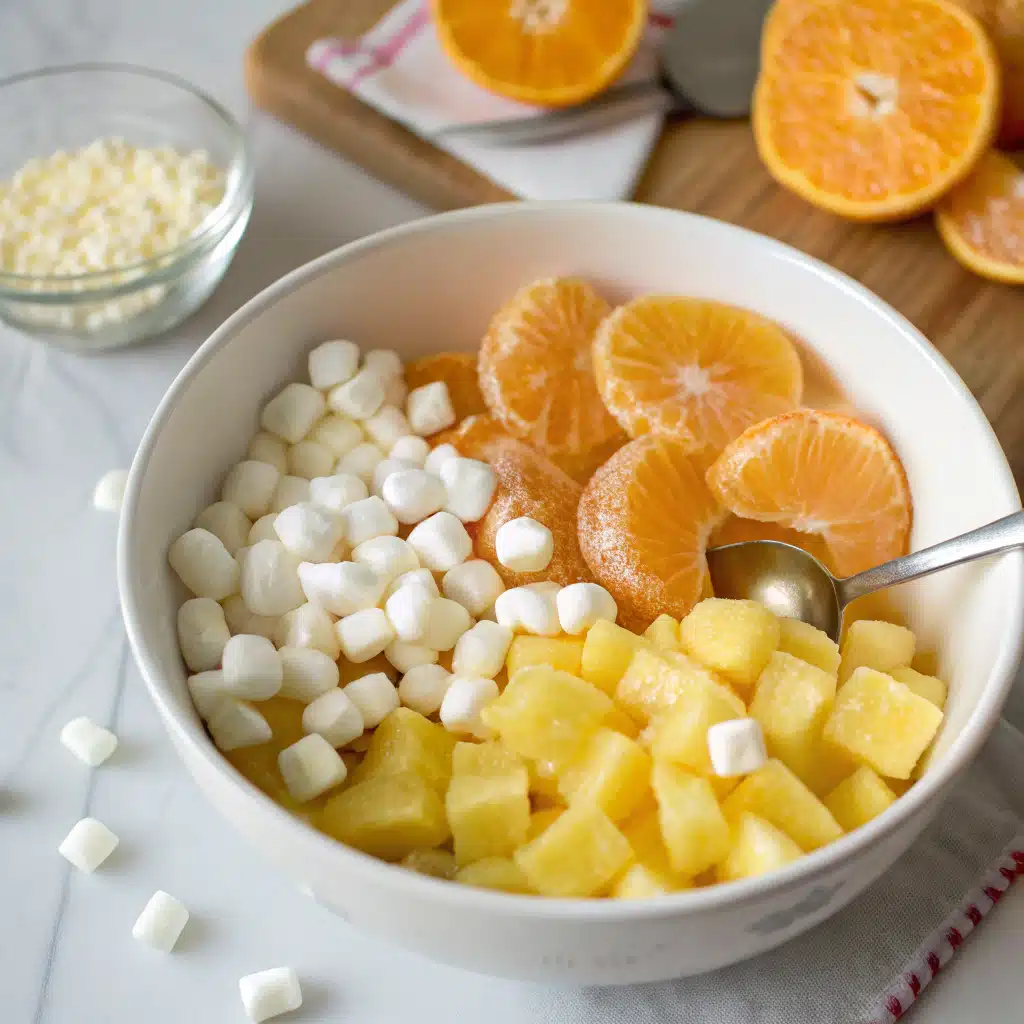 ambrosia salad First Step