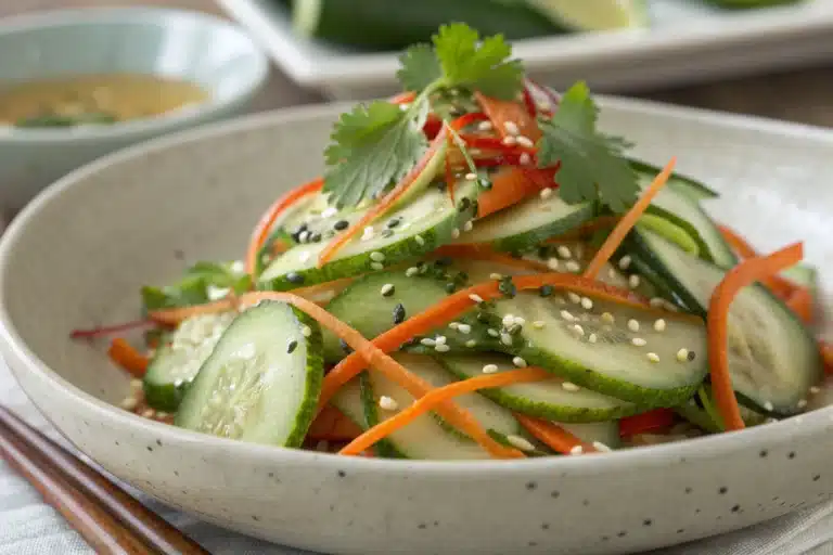 asian cucumber salad featured image
