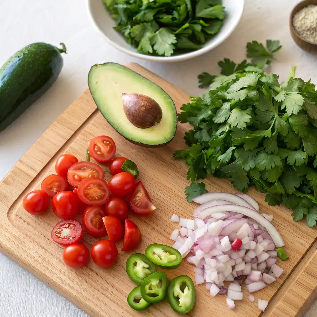 avocado salad ingredients