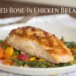 baked bone-in chicken breast featured image