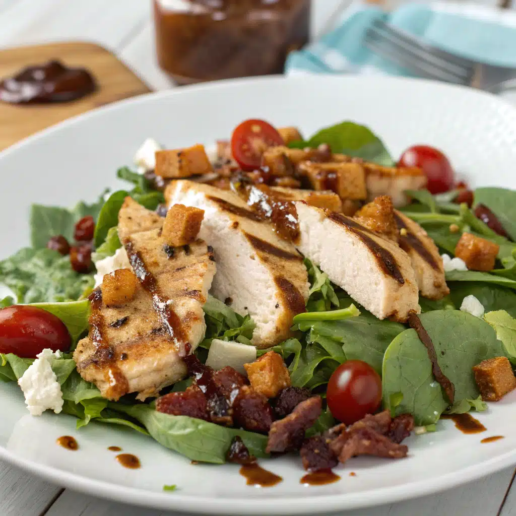 bbq chicken salad Serving