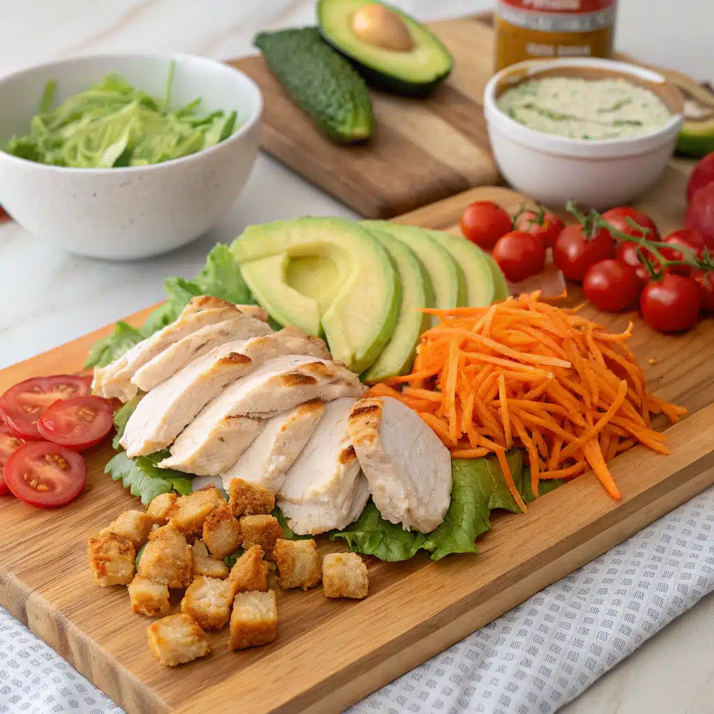 bbq chicken salad ingredients