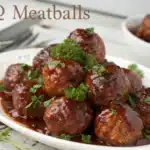 bbq meatballs featured image