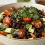 black bean salad featured image