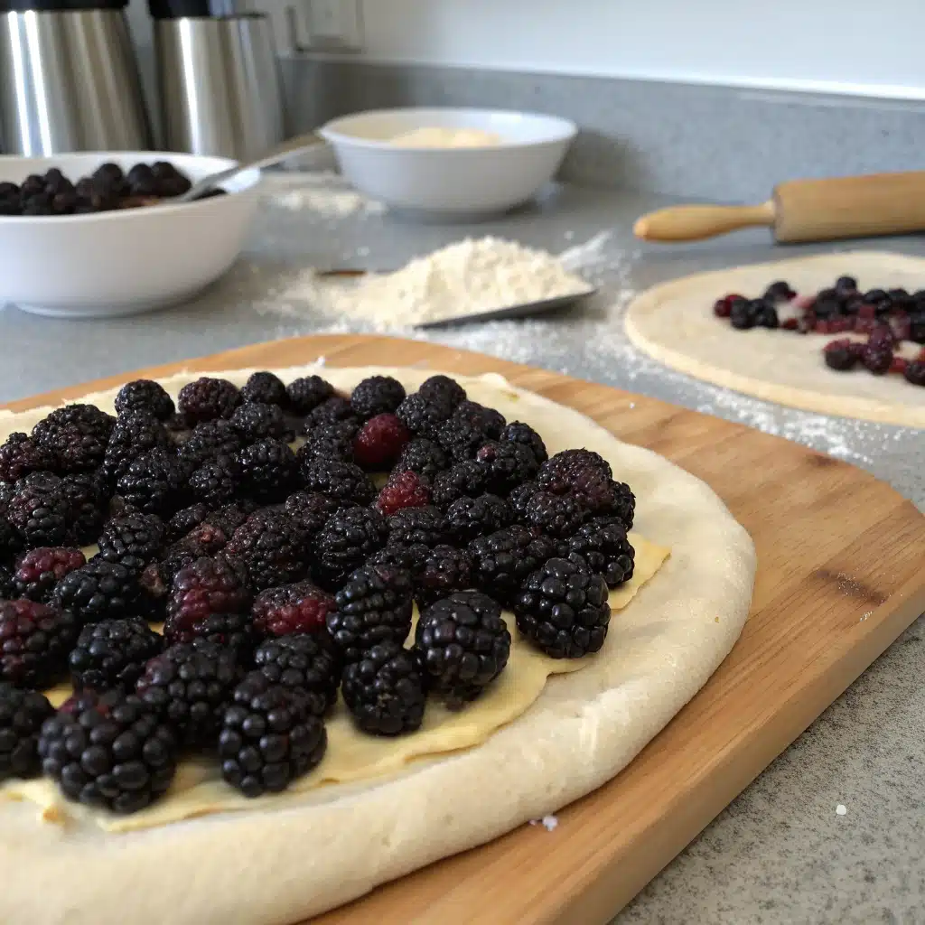 blackberry pizza First Step