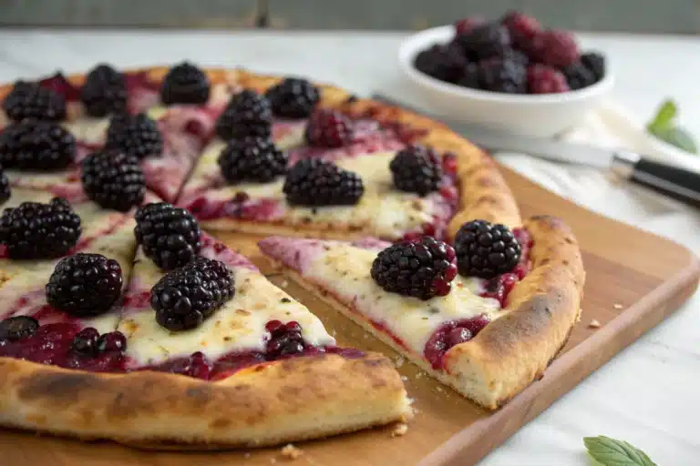 blackberry pizza featured image