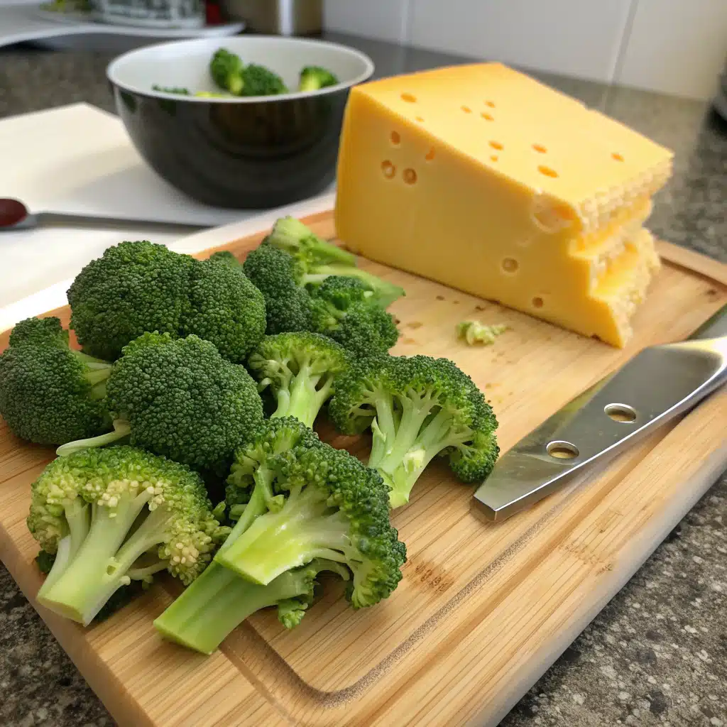 broccoli cheddar soup First Step
