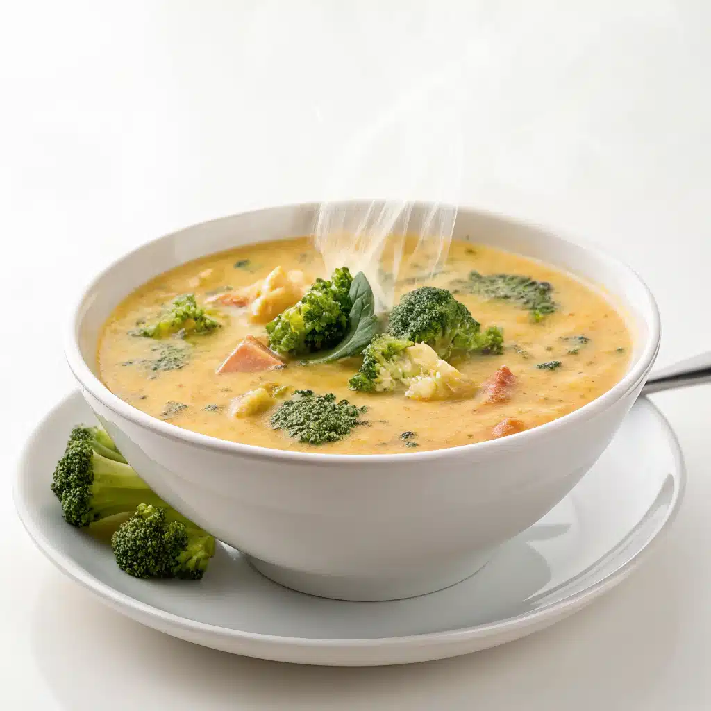 broccoli cheddar soup Serving