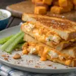 buffalo chicken grilled cheese featured image