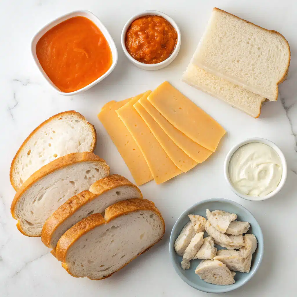 buffalo chicken grilled cheese ingredients