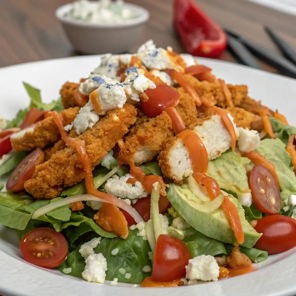 buffalo chicken salad Serving