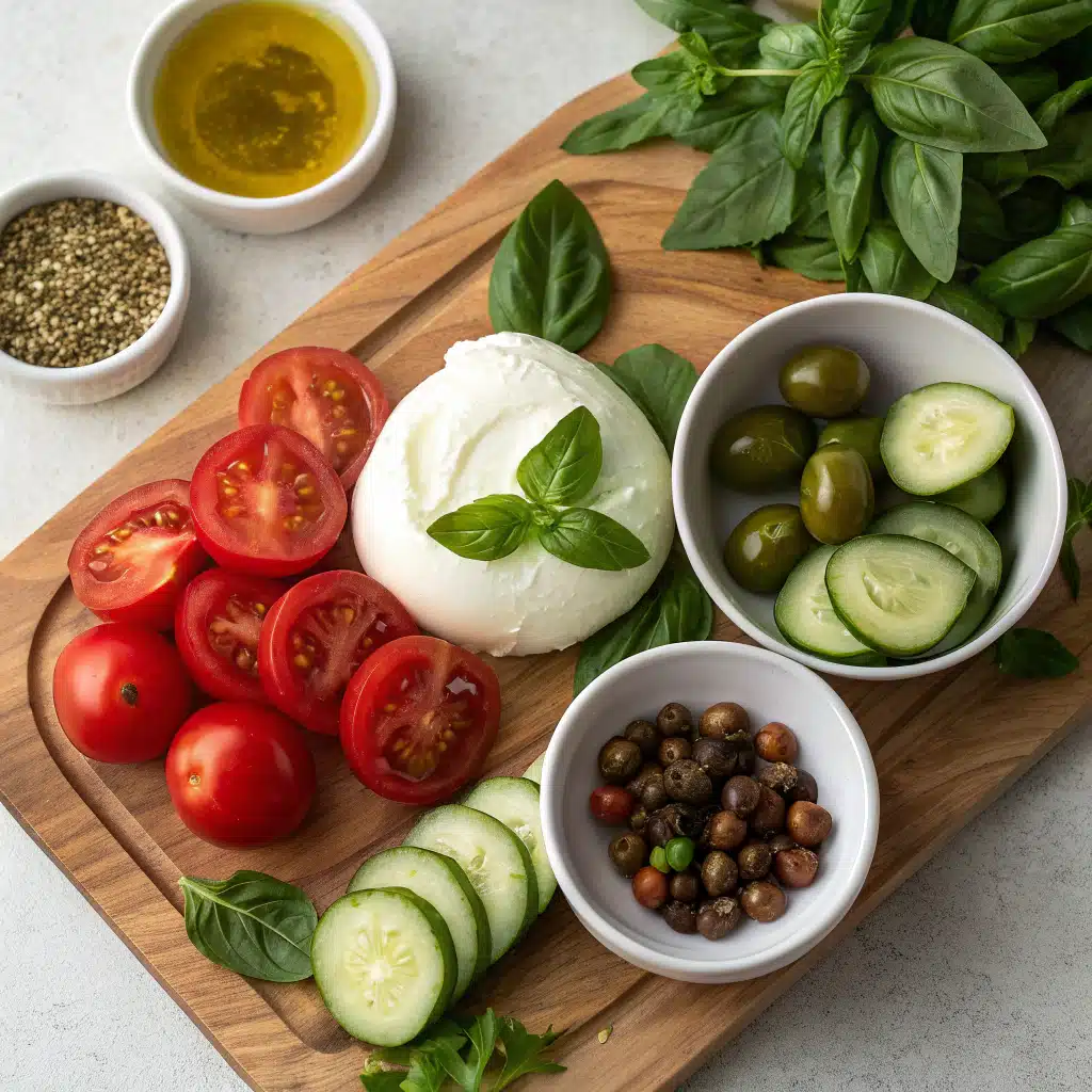 Burrata Salad Ingredients