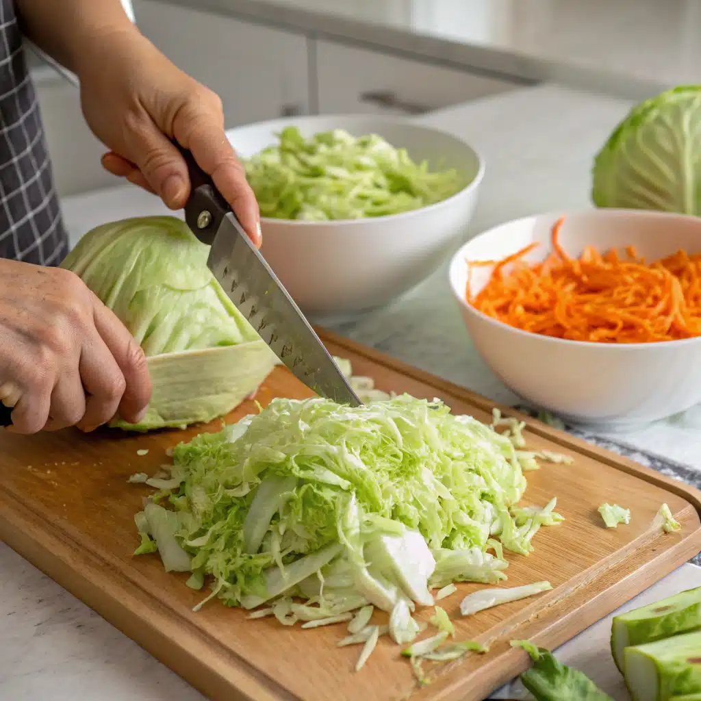 cabbage salad First Step