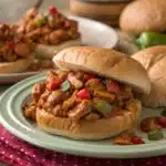 cajun chicken sloppy joes featured image