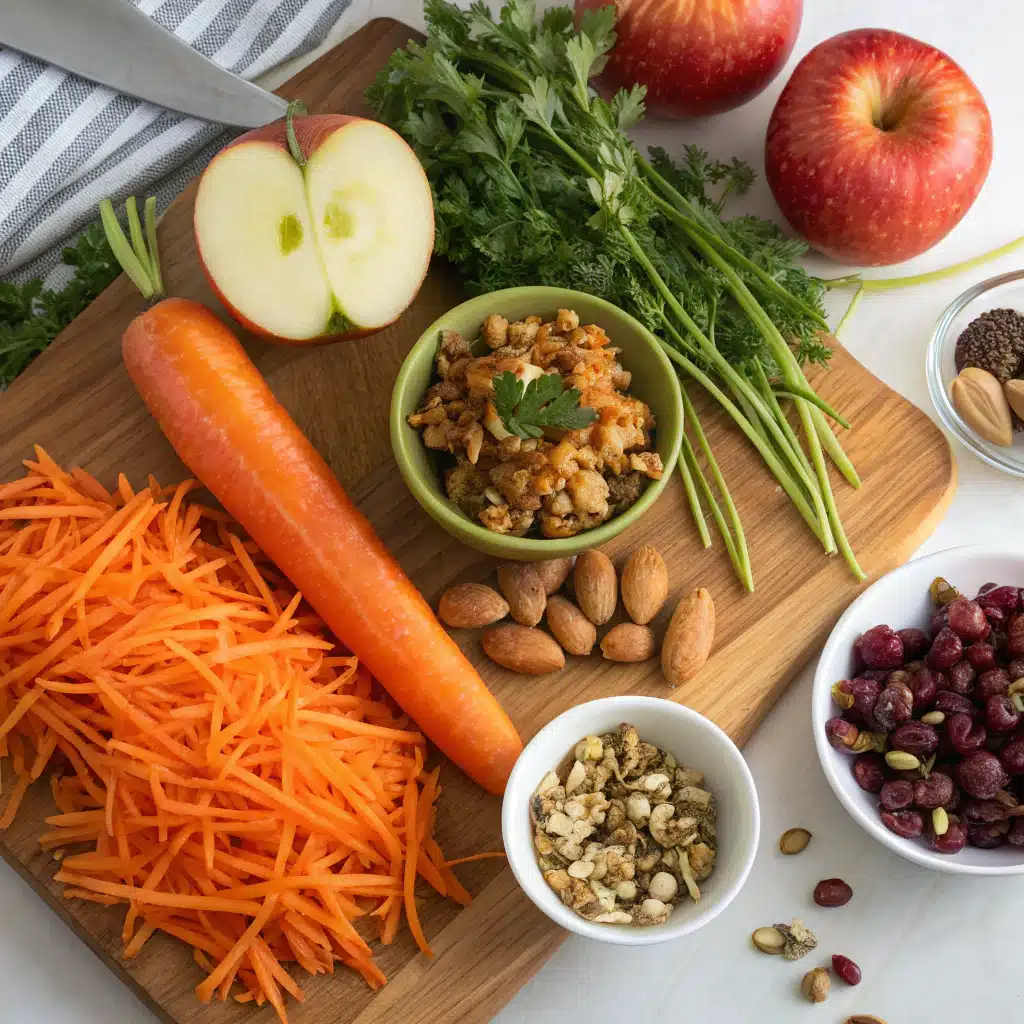carrot apple salad ingredients