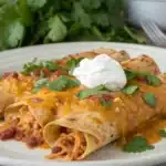 cheesy chicken enchiladas featured image