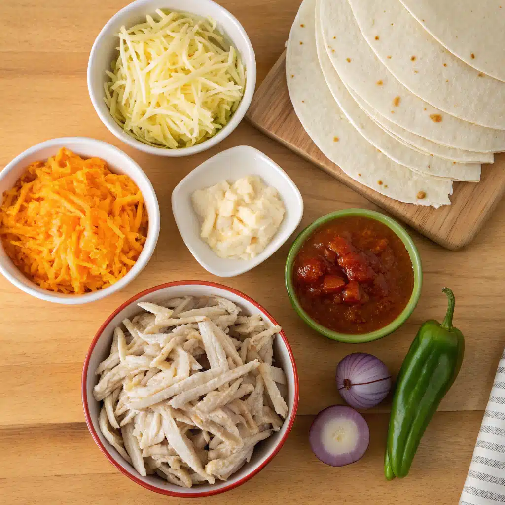 cheesy chicken enchiladas ingredients