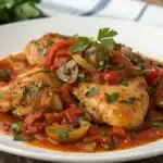 chicken cacciatore featured image