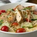 chicken pasta salad featured image