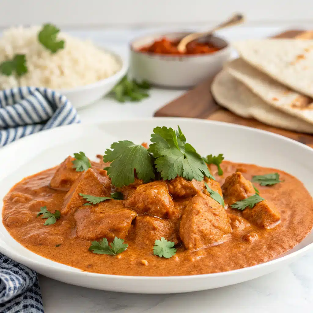 chicken tikka masala Serving
