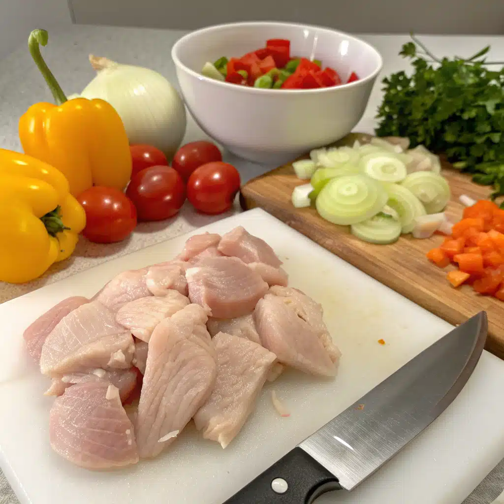 Chicken Tortilla Soup First Step