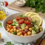 chickpea salad featured image