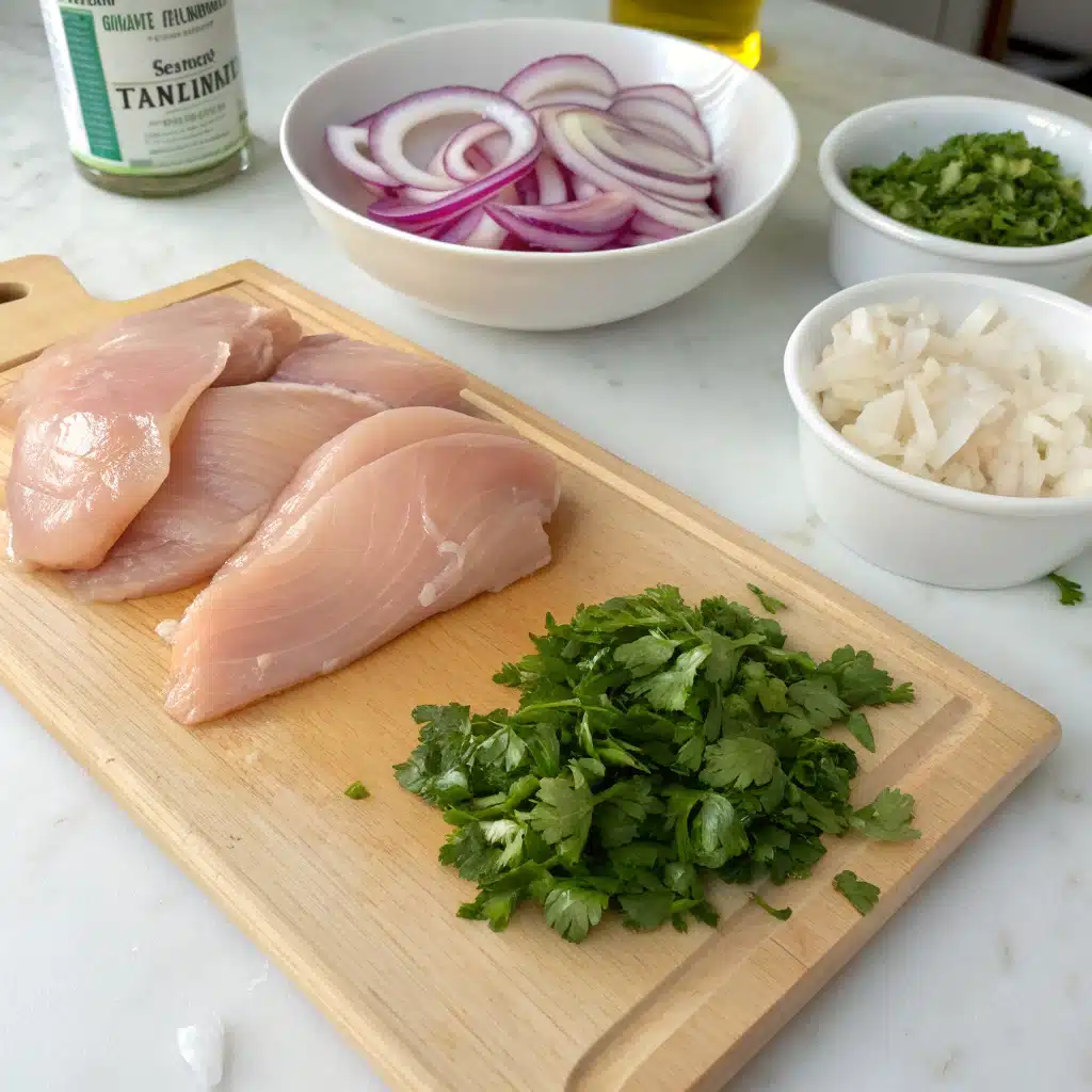 chipotle chicken salad First Step