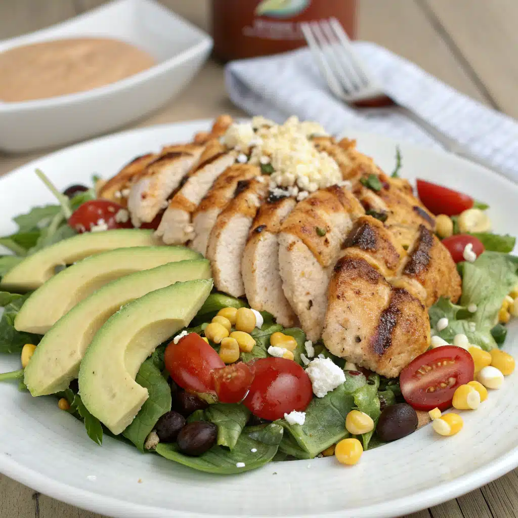 chipotle chicken salad Serving