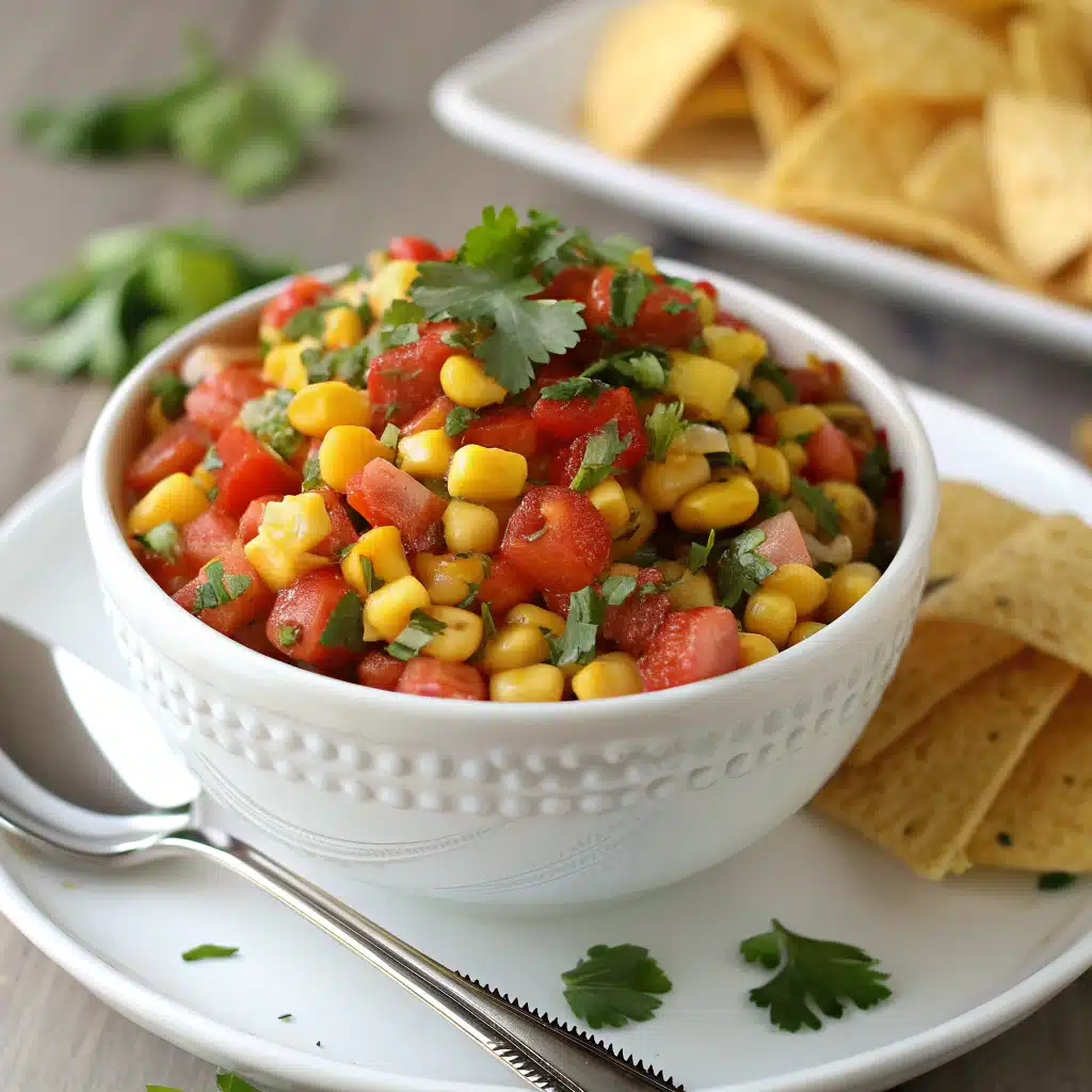 Chipotle corn salsa recipe Serving