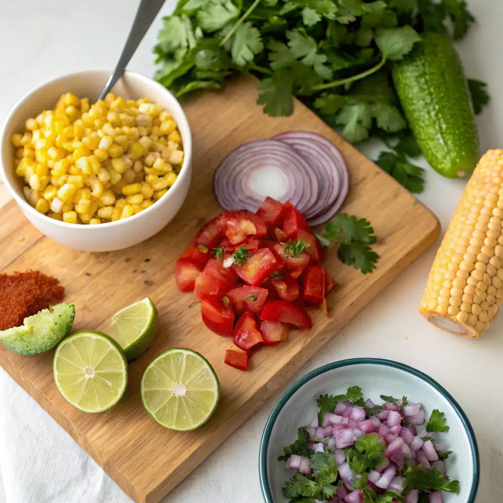 Chipotle corn salsa recipe ingredients