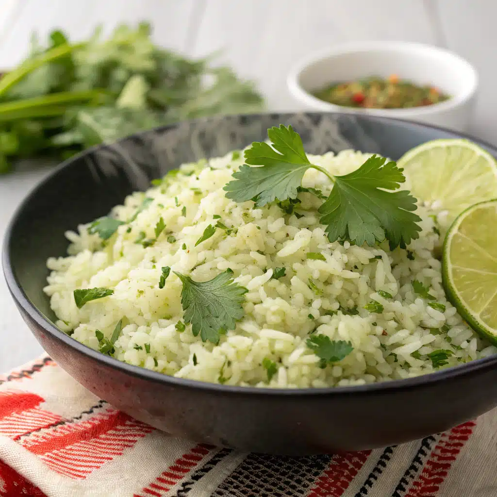 cilantro lime rice Serving