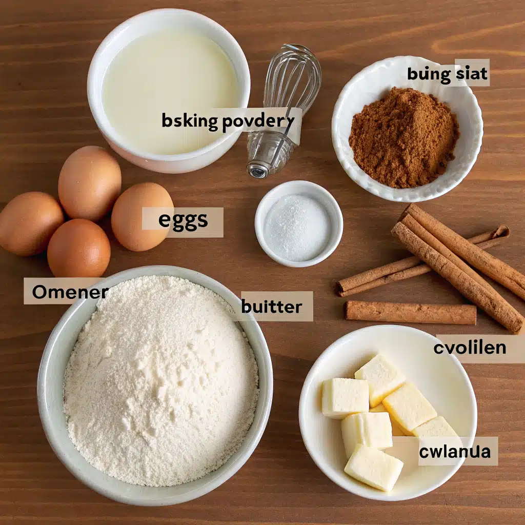 cinnamon swirl pancakes ingredients