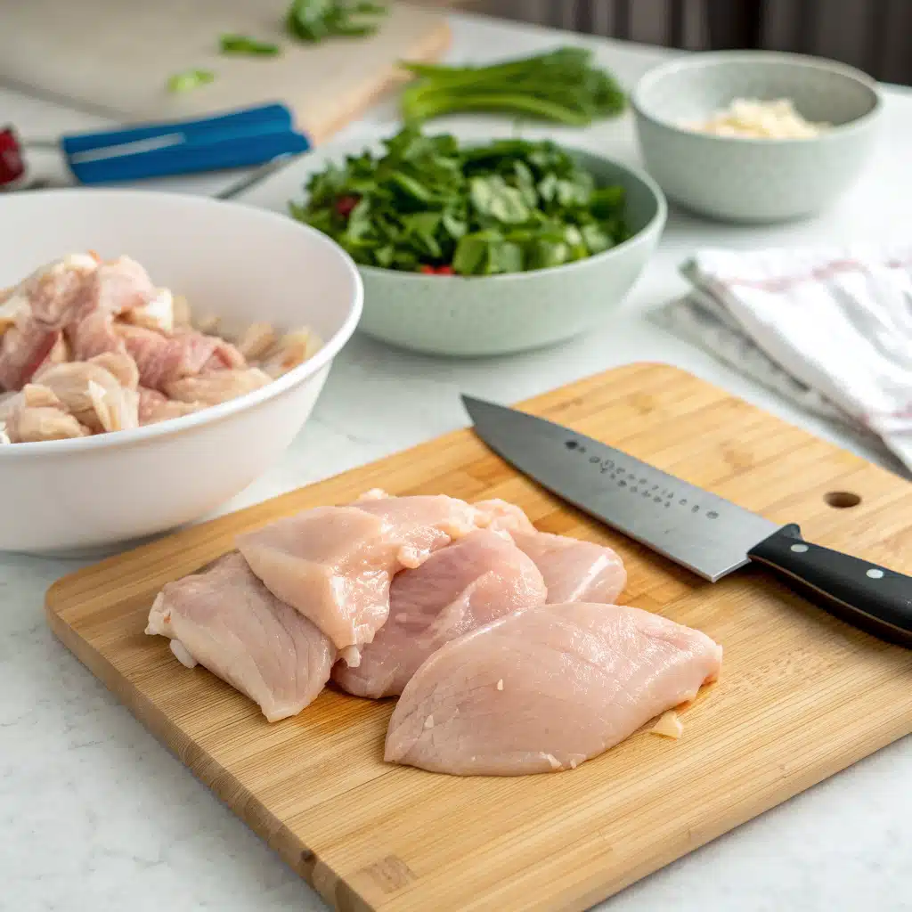Classic Chicken Salad First Step