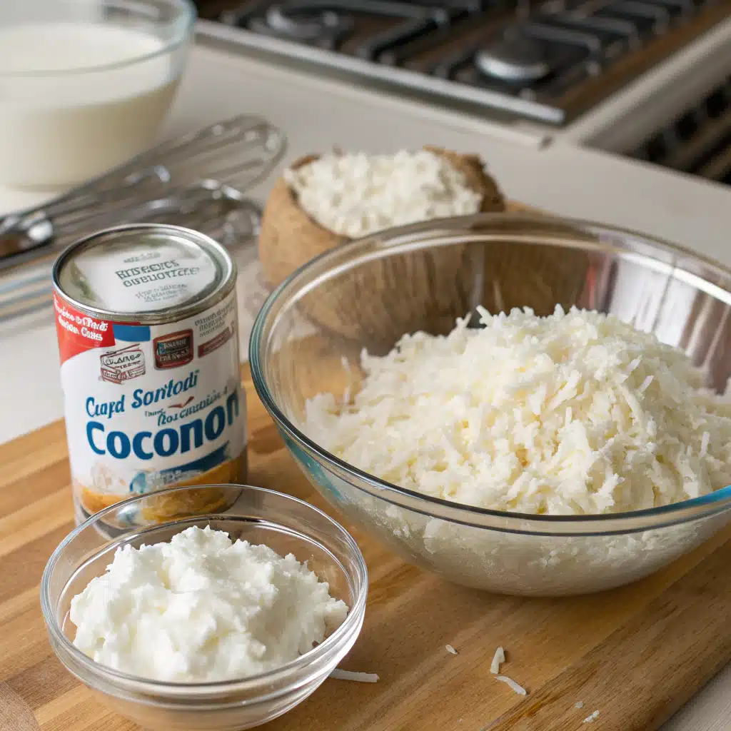 coconut cream pie First Step