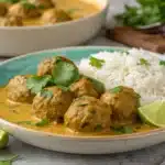 coconut curry meatballs featured image