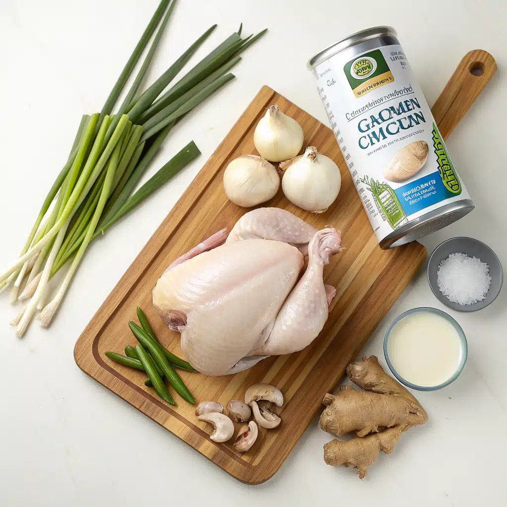 Coconut milk chicken ingredients