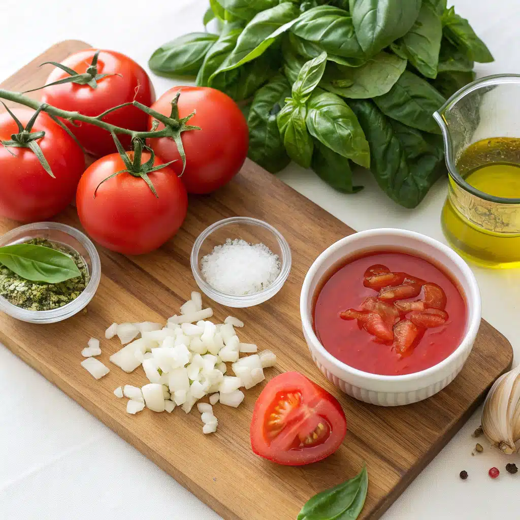 cod in tomato basil sauce ingredients