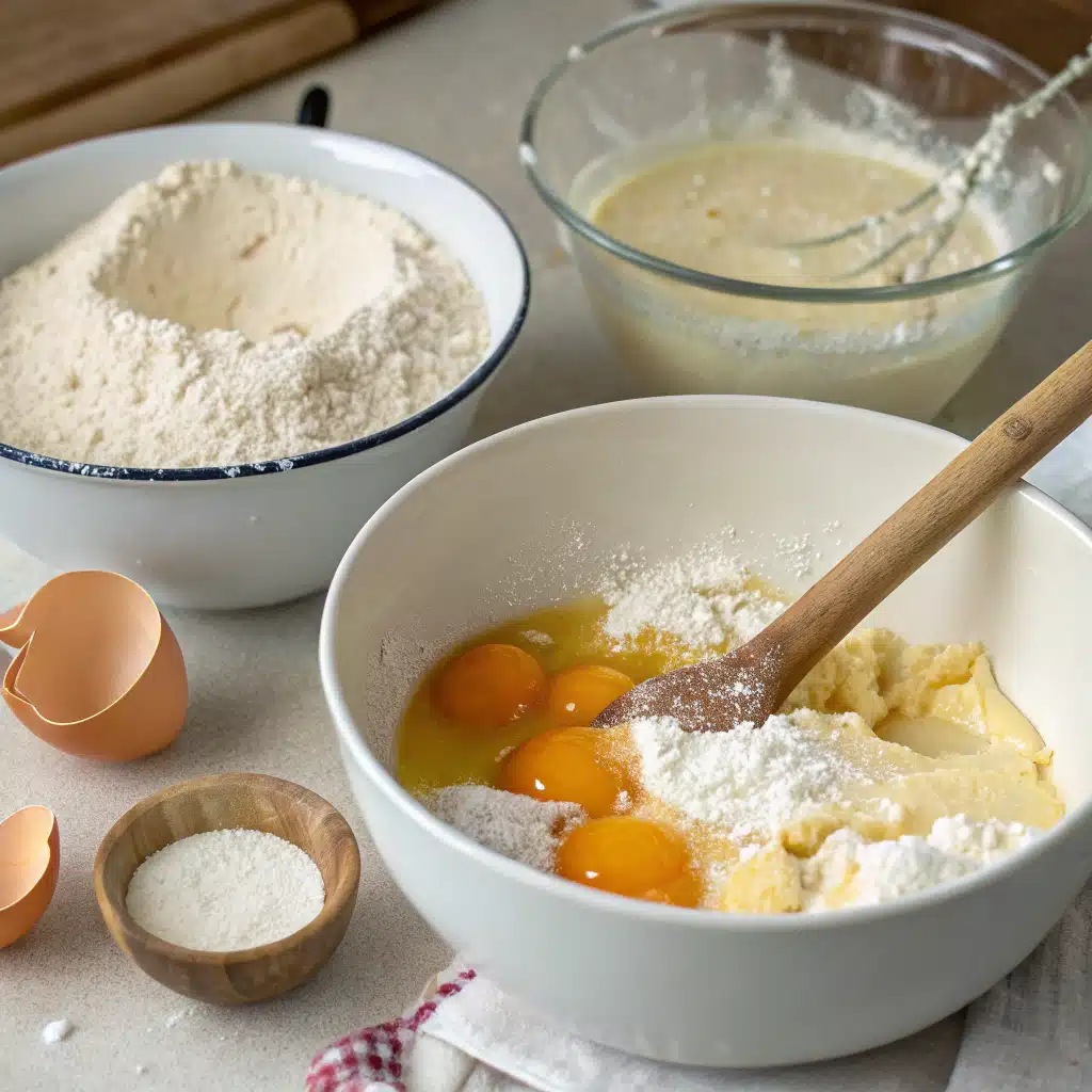 condensed milk bread First Step