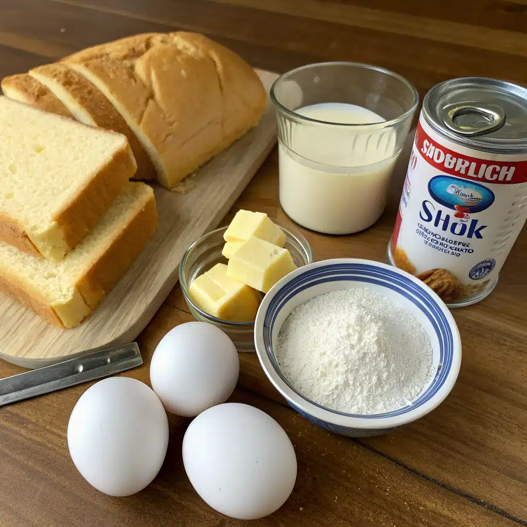 condensed milk bread ingredients