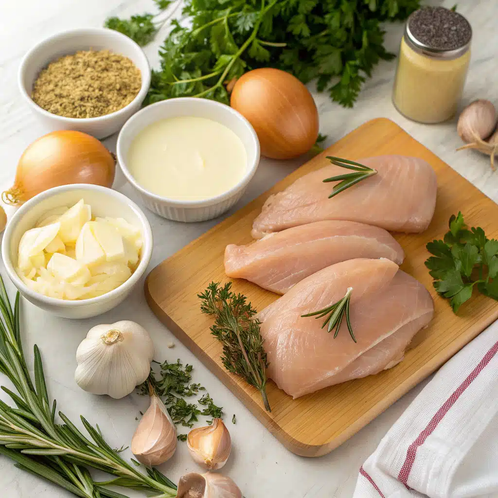 creamy dijon chicken ingredients